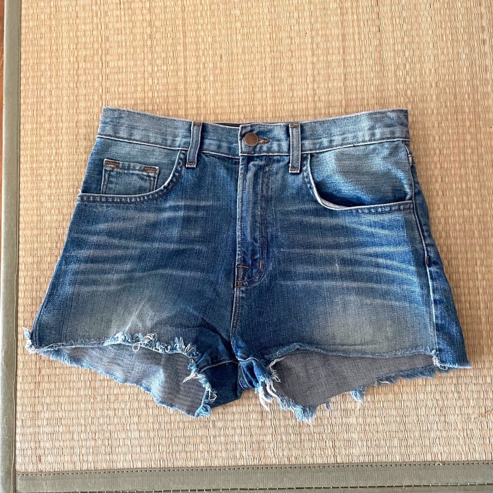 J Brand Light Wash FESTIVAL Denim Cut off Denim Shorts